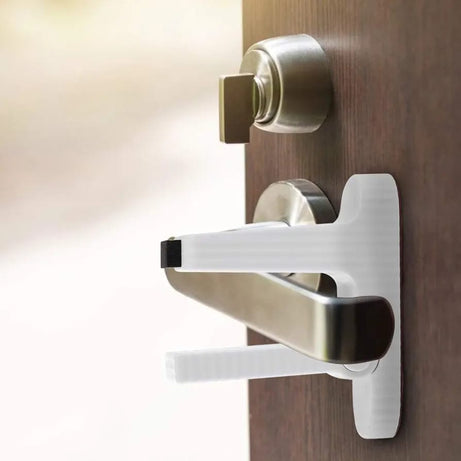 Door Handle Safety Lock – Child Proof Lever Lock | No Drill Door Lock