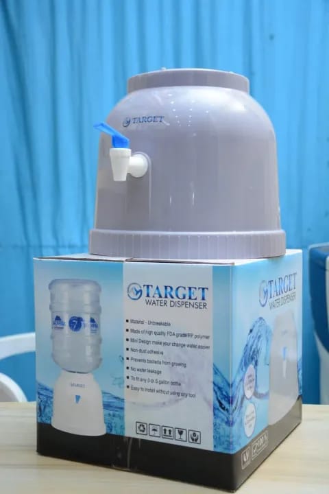 New Target Unbreakable Portable Non Electric Water Dispenser with Box For Home and Outdoor Use