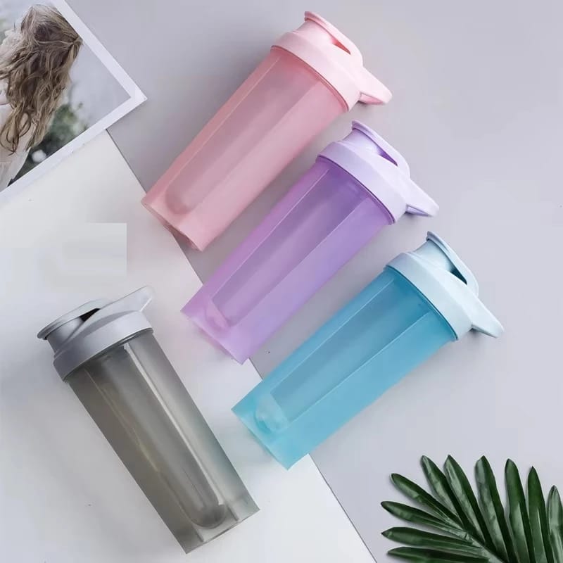 Multi Purpose Plastic Easy Grip Leak Proof Shaker with Mix Ball Blender Water Bottle BPA Free 750ml Use for Gym Smoothies and Batters Fitness Workout Sports Protein Shaker with Whisk Ball