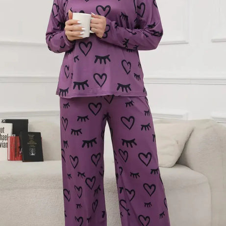 Purple Sleepy Love Nightwear