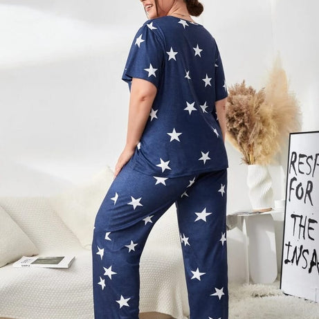 Blue Midnight Stars Nightwear