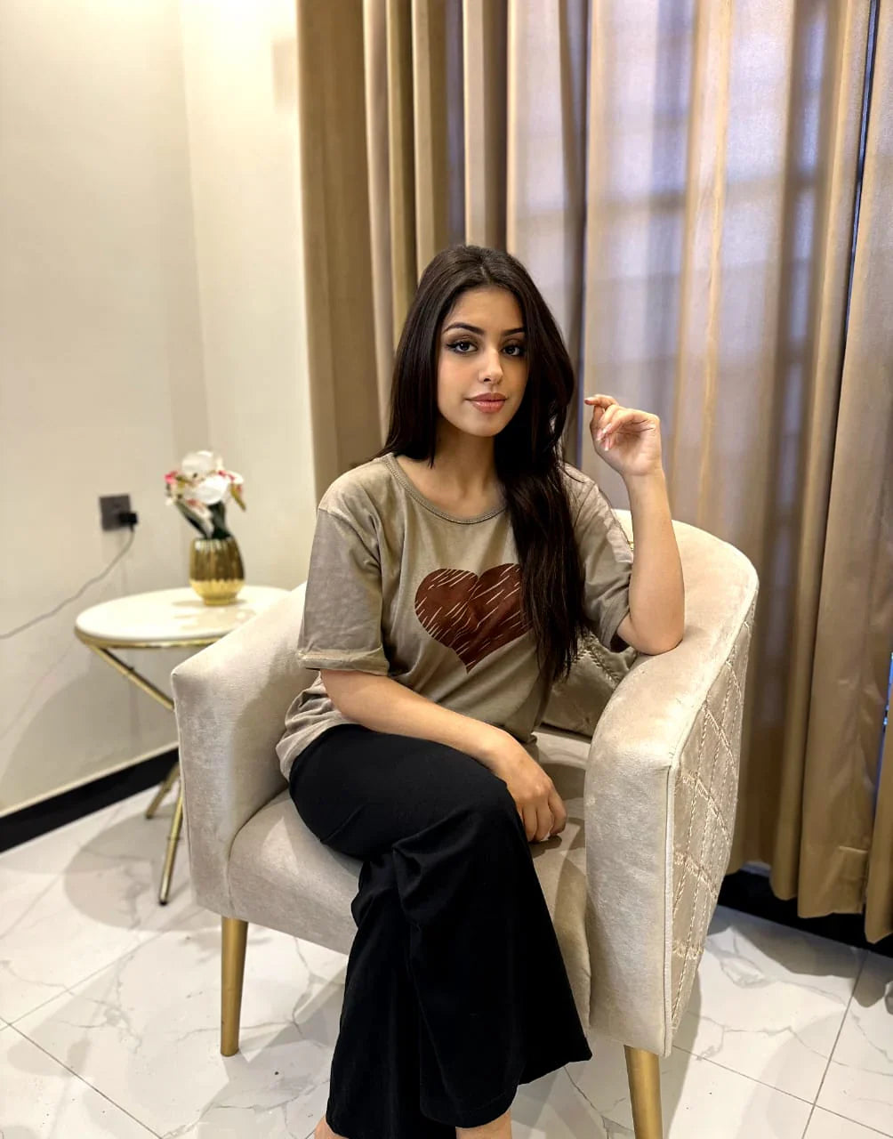 Caramel Heart Nightwear