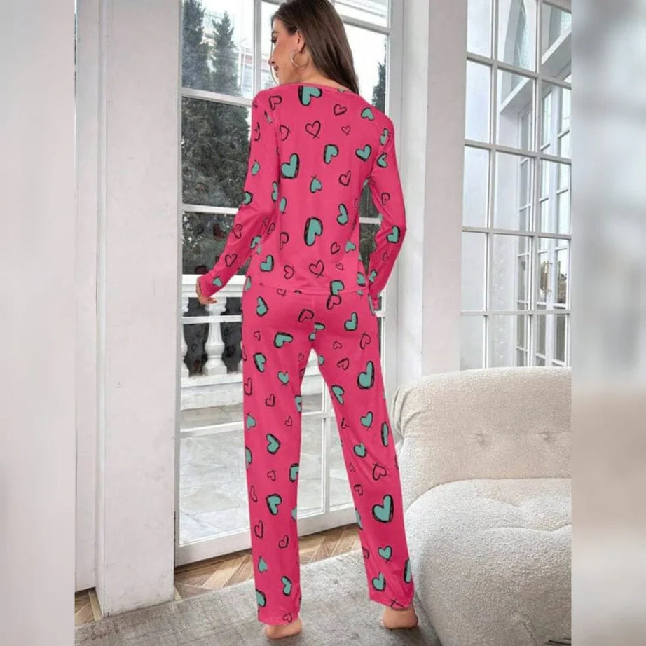 Pink Dreamy Hearts Nightwear