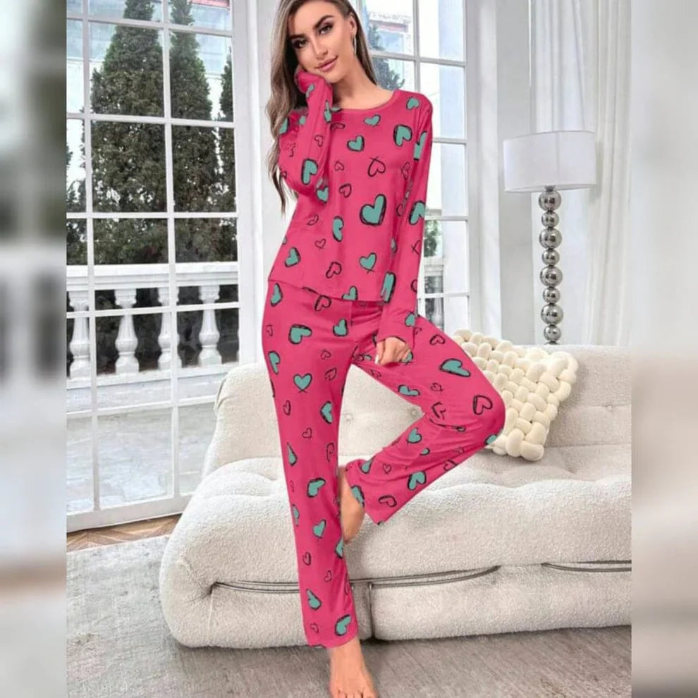 Pink Dreamy Hearts Nightwear
