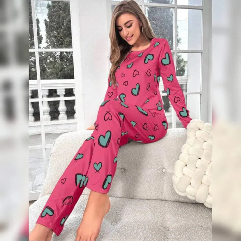 Pink Dreamy Hearts Nightwear