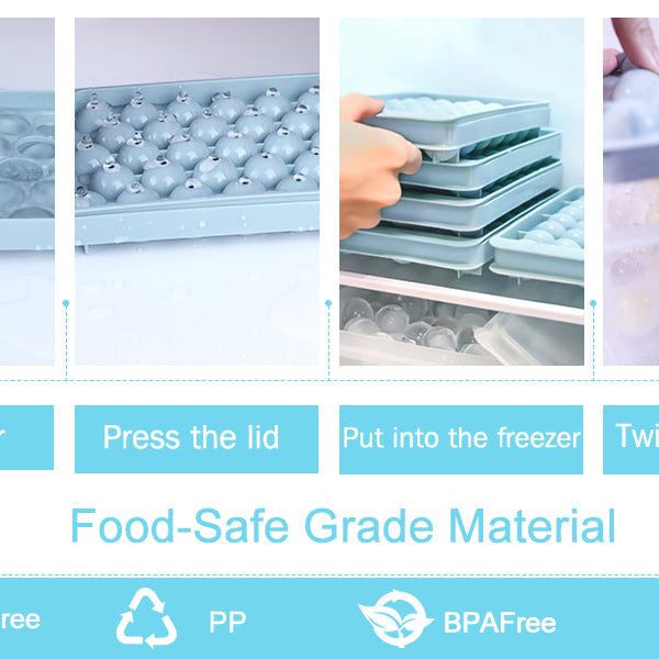 Buy 1 Get 1 Free Offer 2 Imported Round Balls Ice Cubes Tray for Slow-Melt and Prolonged Cooling