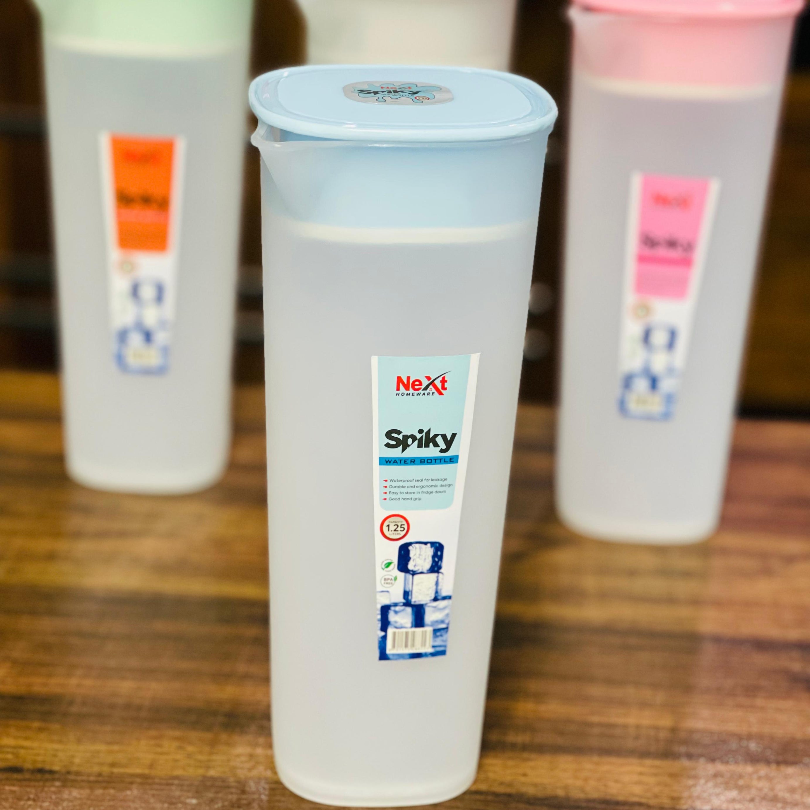 1.2 Liter Plastic Next Spiky Water Bottle For Home and Outdoor Use