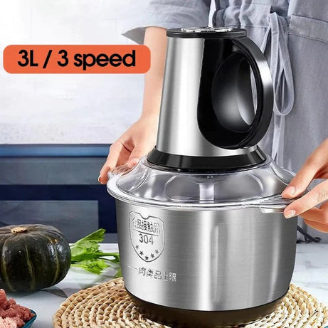 Multifunctional Electric High Power 3L Household Stainless Steel Meat Grinder and Blender &nbsp;Food Processor and Chopper
