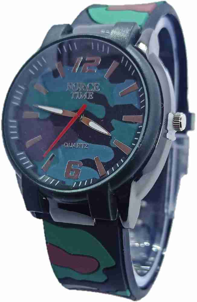 (Pack of 2) Force Time Army Analog Wristwatch For Men and Boys