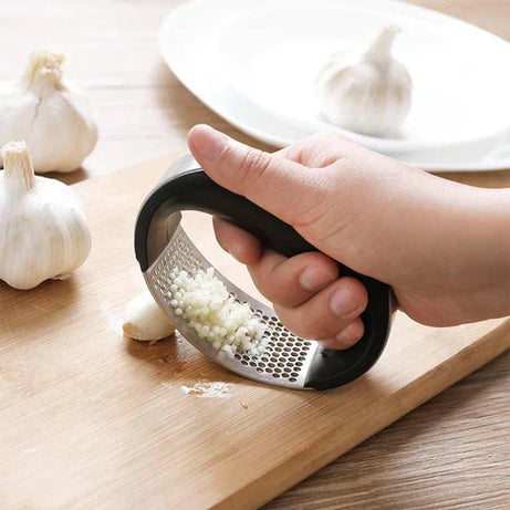 Stainless Steel Garlic Press Crusher