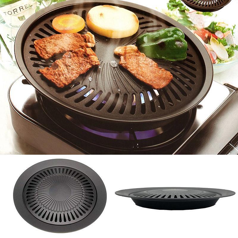 Non Stick Smokeless BBQ Stove Top Grill For Kitchen and Outdoor
