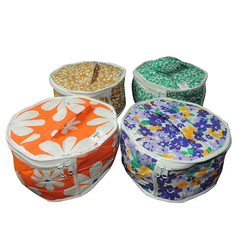 Cotton Zip Roti Box