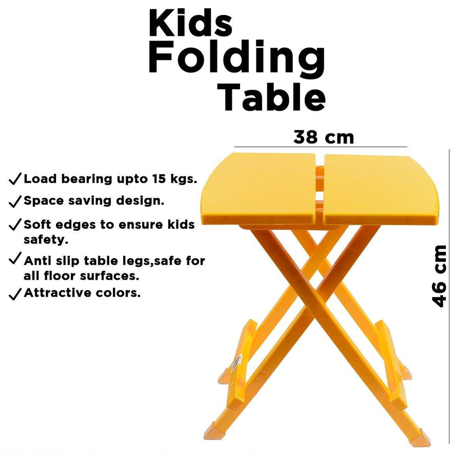 Plastic Foldable Chair and Table For Kid Use In Home and Outdoor