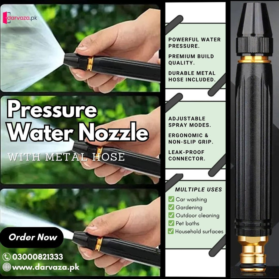 Buy 1 Get 1 FREE High Quality Professional Pressure Water Nozzle