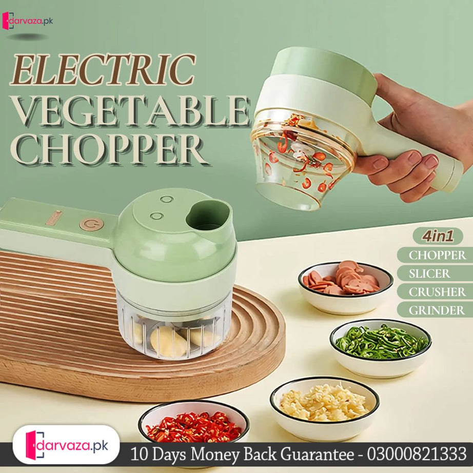 New Upgraded Electric Food Chopper Vegetable Chopper Vegetable Slicer Garlic Crusher Meat Grinder Machine Peeler Kitchen Tools
