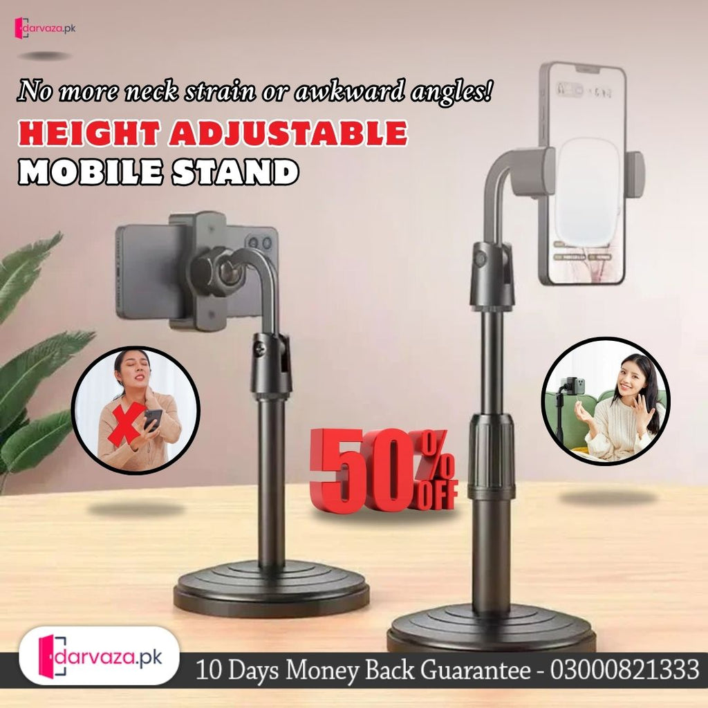 2 Pcs Height Adjustable Mobile Stand Holder Rs 999 Buy 1 Get 1 Free Offer