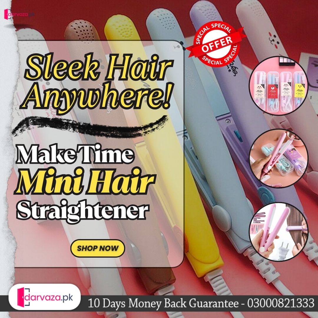 Mini Pocket Friendly Make Time Hair Straightener For Women