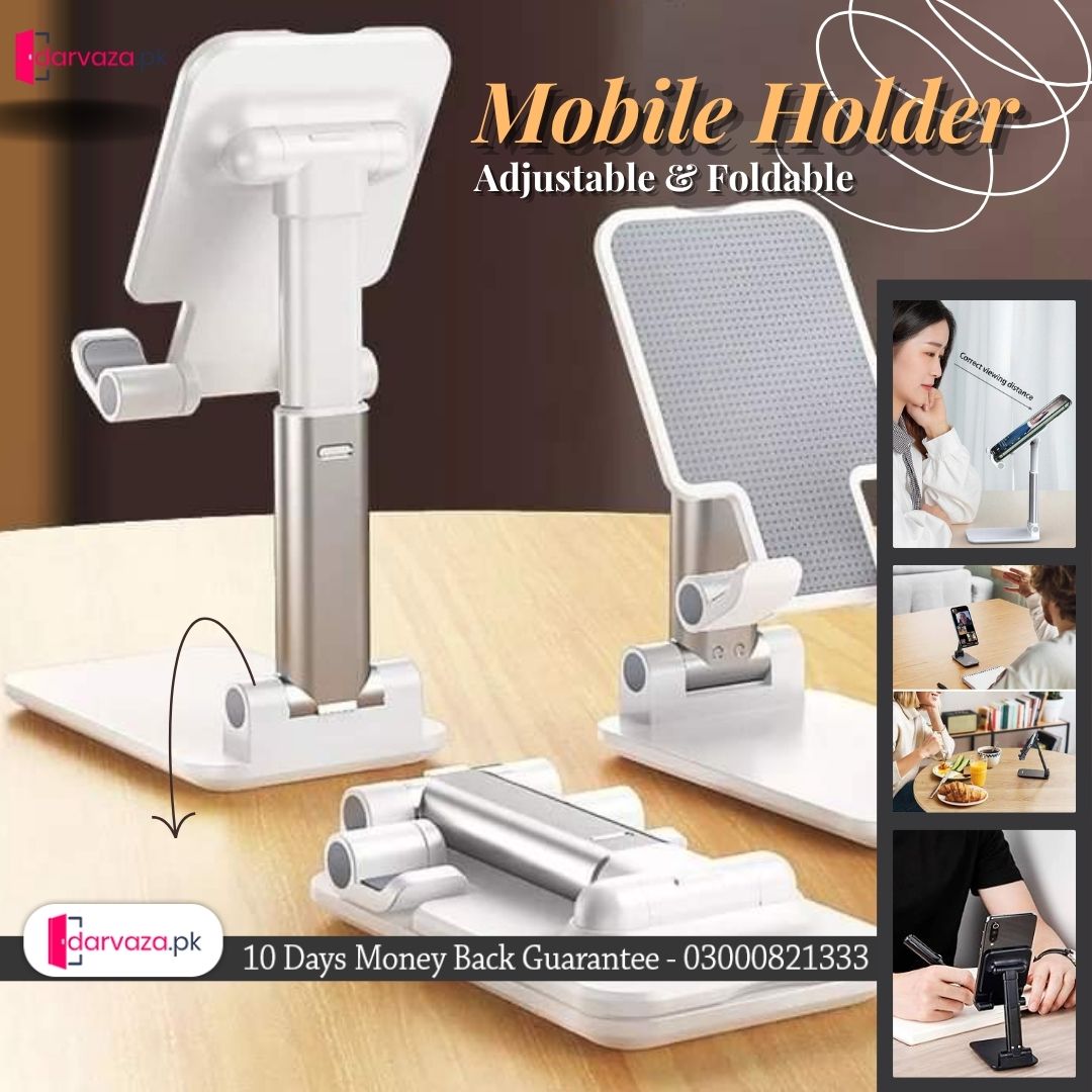 Mobile & Tablet Holder Adjustable & Foldable