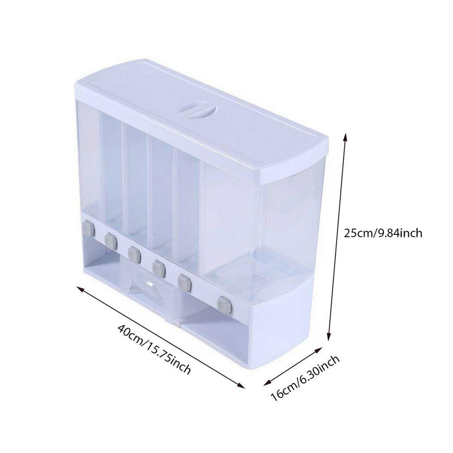 Wall Mounted 10 kg Rice Bucket & Pulse Dispenser Rs 3999