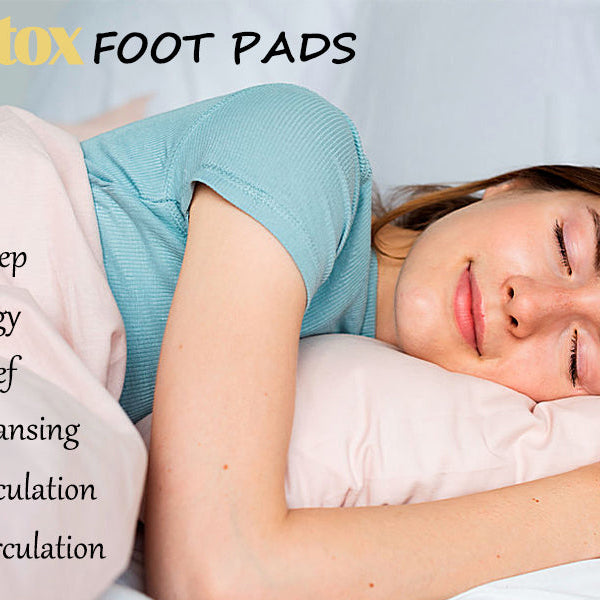 Pack of 10 Cleansing Detox Foot Pads Toxins Stress Relief , Pain Free Foot Pads