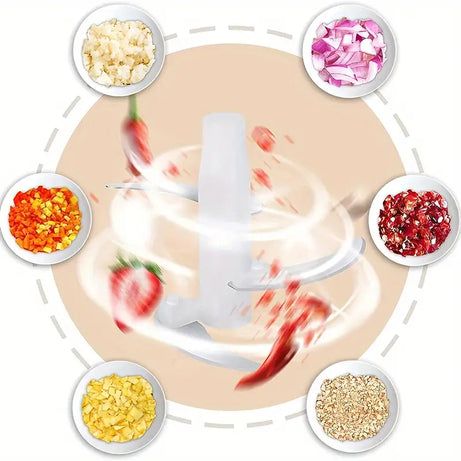 Imported Manual Hand Push Multifunctional Chopper Mixer Cutter and Grinder