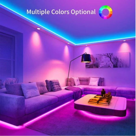RGB 300 Color Led Strip Lights with Remote & Power Supply