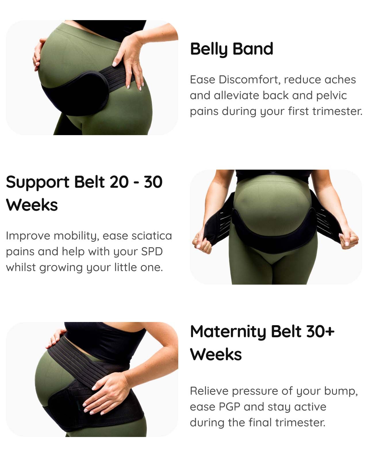 Adjustable Maternity Support Women Pregnancy Belly Belt For Easy Baby Safety