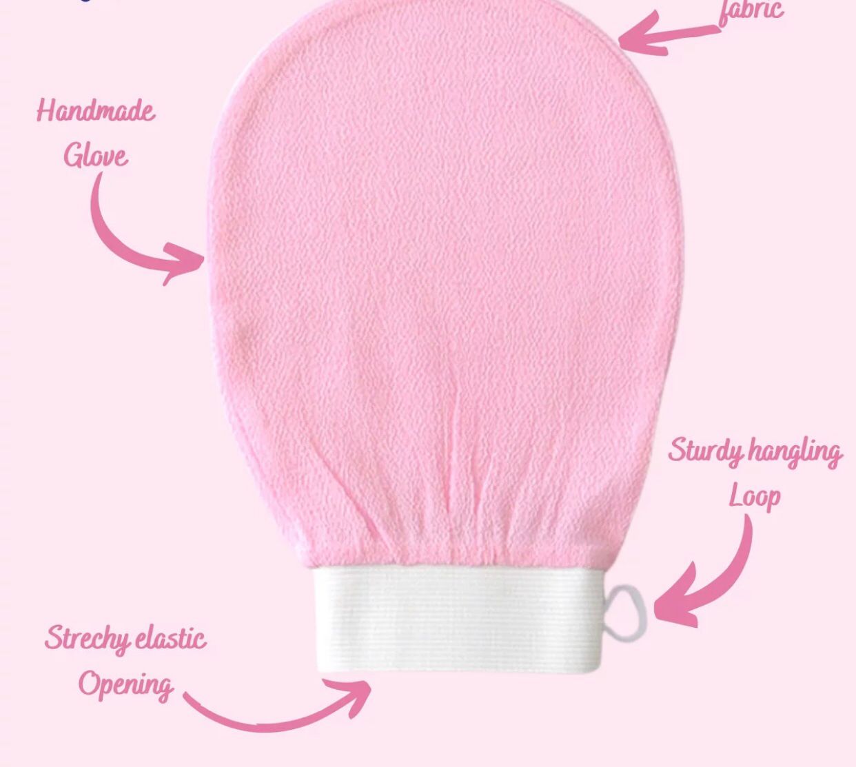 Buy 1 get 2 Free Exfoliating Gloves Bath Washcloth Scrub Mitt for Body – Reveal Your True Glow!