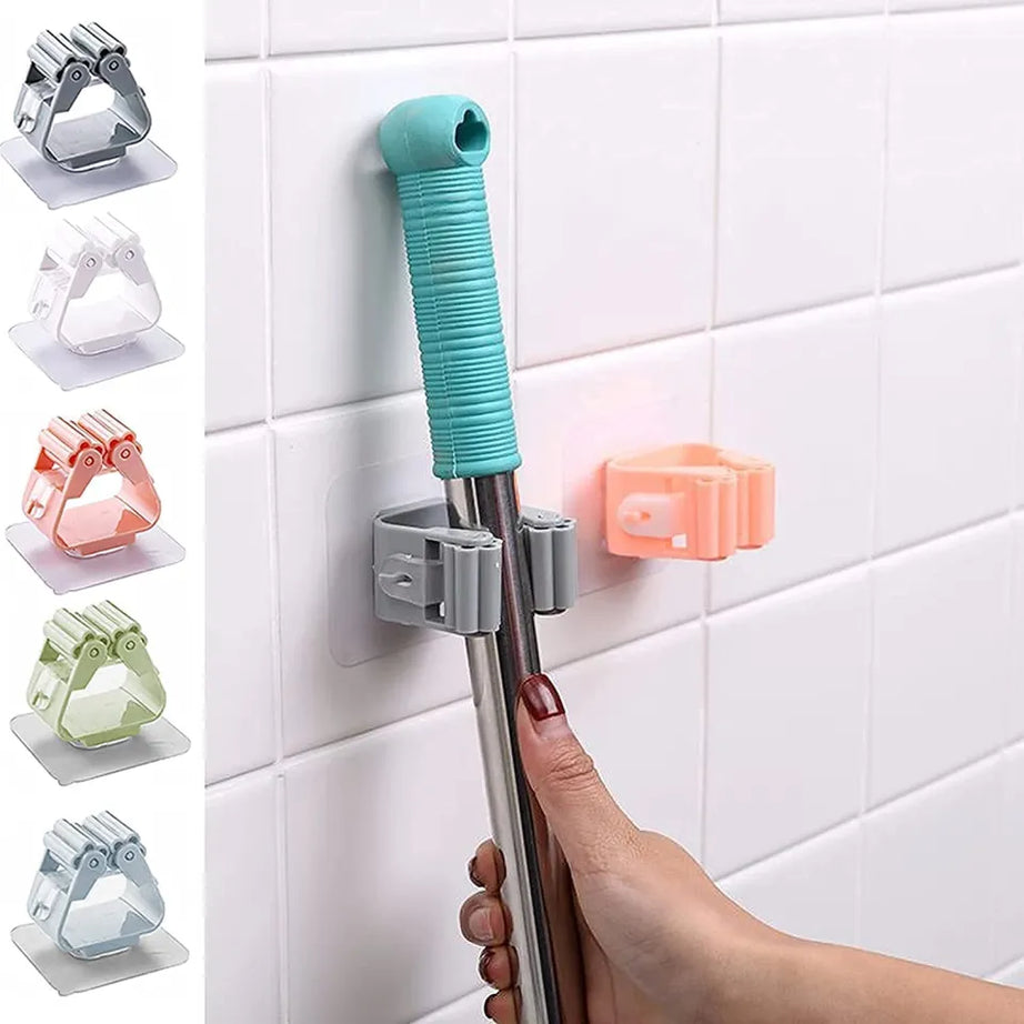 Anti-Slip Mop/Broom Holder Multipurpose (1 Pc)
