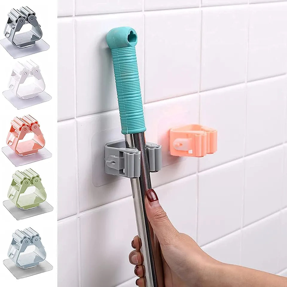 Anti-Slip Mop/Broom Holder Multipurpose (1 Pc)