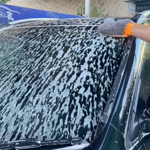 (Pack of 2) Washing Mitt One Side Micro Fiber Car Wash Glove Duster