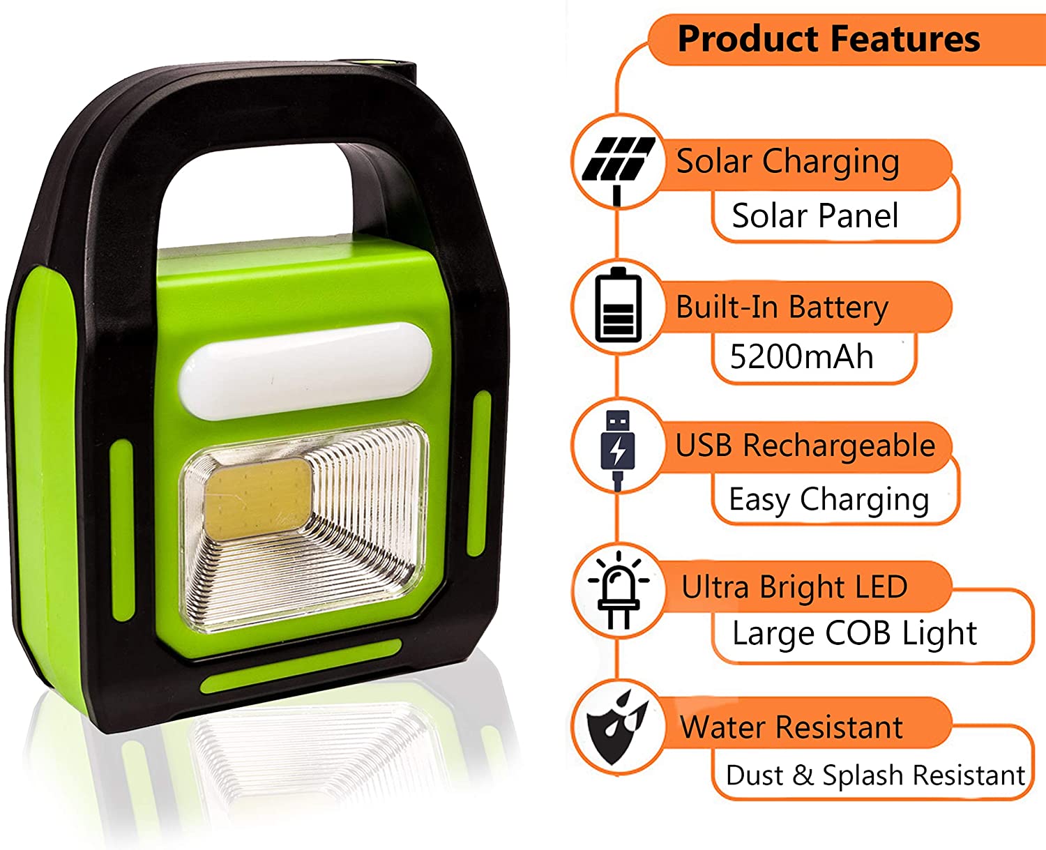 Hurry Bolt Work Solar Charging Light