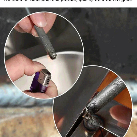 6 Pcs Low Temperature Welding Rods Easy to Melt