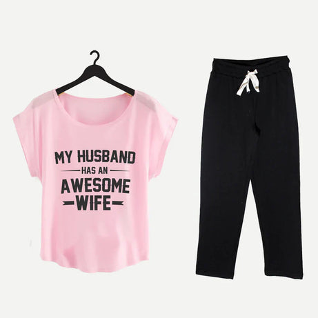 Husband Has Awesome Wife Night Suit
