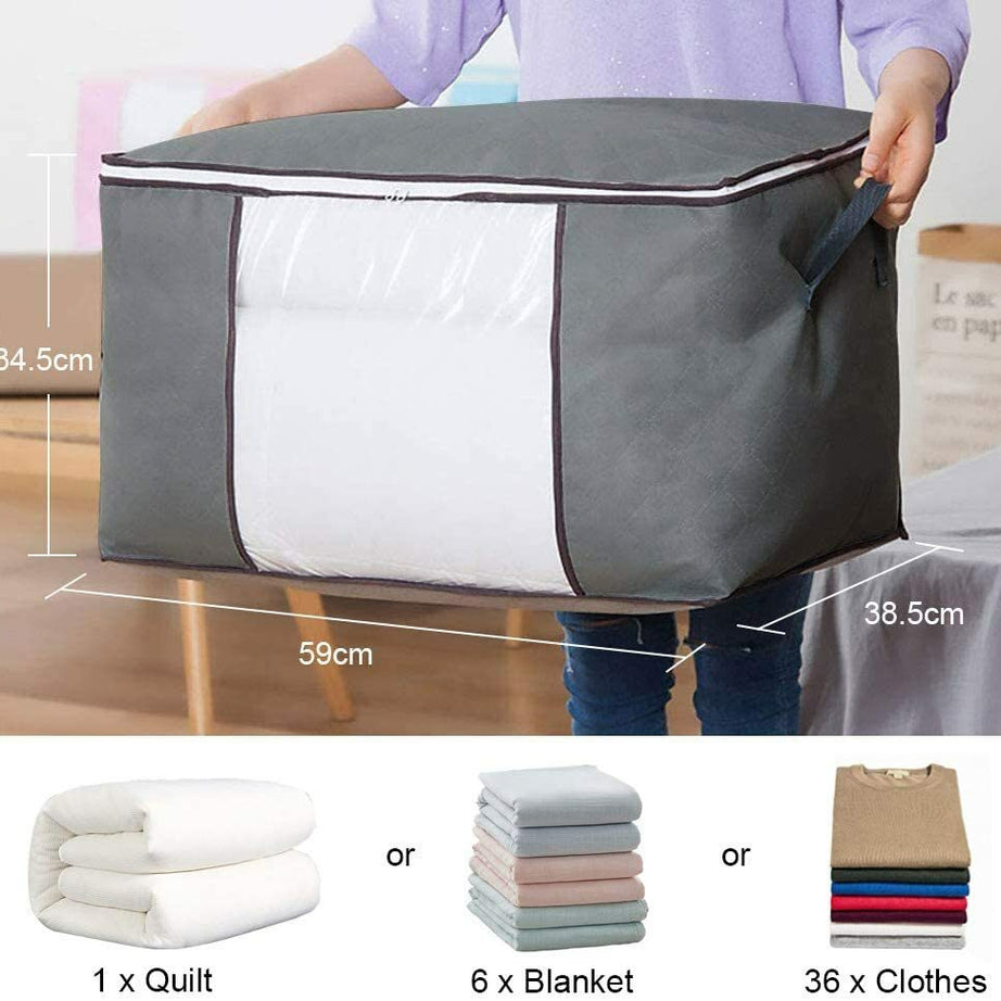 Multipurpose Storage Bag & Organizer for Clothes & Blanket