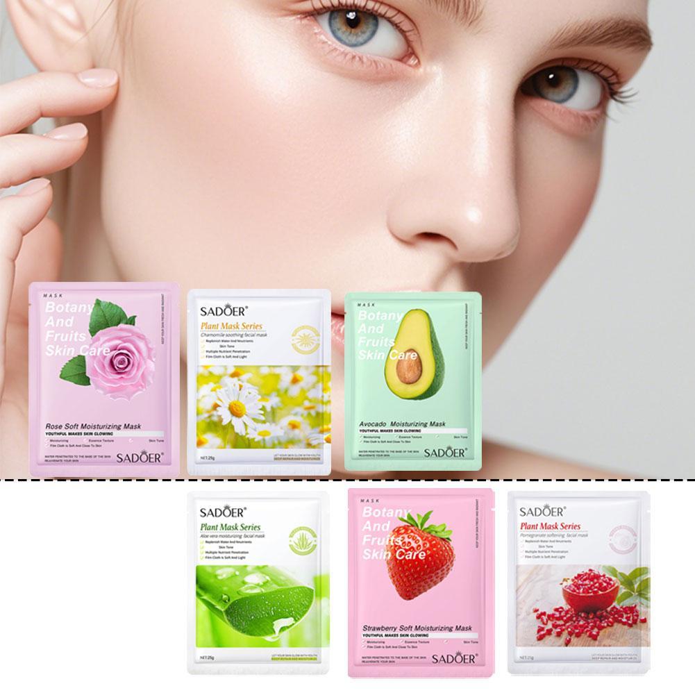Fruit Extract Brightening Facial Mask