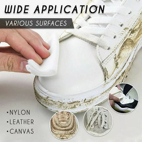 (Pack of 2) Disposable Shoe Cleaning Wet Wipes For Quick Shine