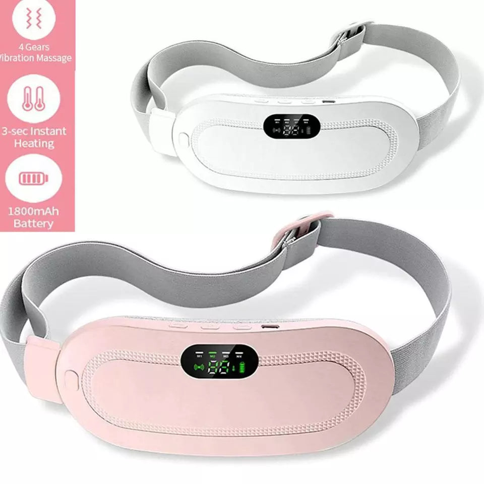 Portable Menstrual Heating Pad with 3 Heat Levels &amp; 3 Vibration Massage Modes
